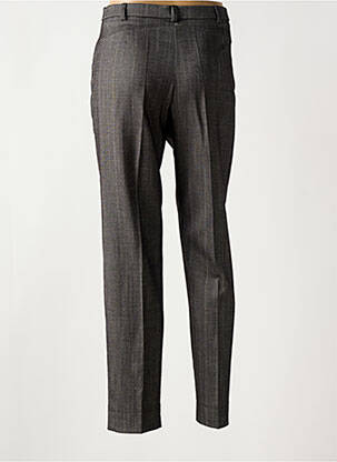 Pantalon droit stretch taille normale noir CHRISTINE LAURE femme