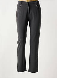 Pantalon droit stretch taille normale gris CHRISTINE LAURE femme