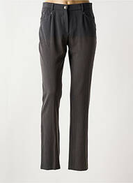 Pantalon slim stretch taille normale gris CHRISTINE LAURE femme