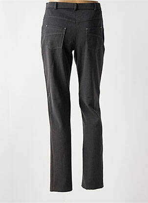 Pantalon slim stretch taille normale gris CHRISTINE LAURE femme