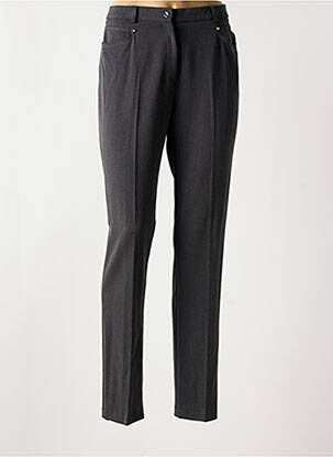 Pantalon slim stretch taille normale gris CHRISTINE LAURE femme