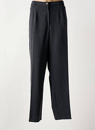 Pantalon droit stretch taille normale gris CHRISTINE LAURE femme