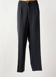 Pantalon droit stretch taille normale gris CHRISTINE LAURE femme