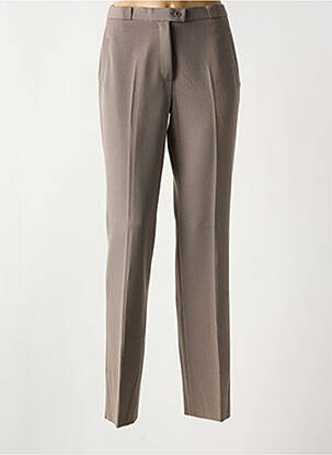 Pantalon slim stretch taille normale marron QUATTRO femme