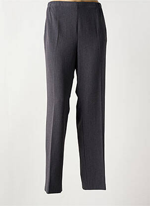 Pantalon droit stretch taille normale gris FRANCE RIVOIRE femme