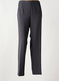 Pantalon droit stretch taille normale gris FRANCE RIVOIRE femme