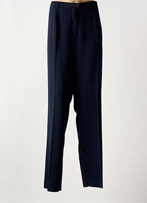 Pantalon droit stretch taille normale bleu GRIFFON femme