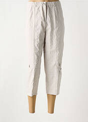 Pantacourt beige FRANCE RIVOIRE pour femme seconde vue