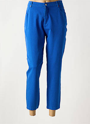 Pantalon 7/8 bleu MARBLE pour femme