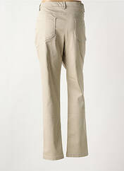 Pantalon droit beige CHRISTINE LAURE pour femme seconde vue