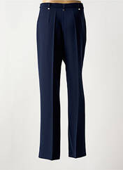 Pantalon droit bleu CHRISTINE LAURE pour femme seconde vue