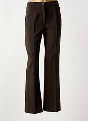 Pantalon droit marron CHRISTINE LAURE pour femme seconde vue