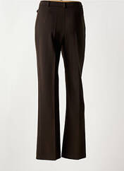 Pantalon droit marron CHRISTINE LAURE pour femme seconde vue
