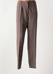 Pantalon droit marron CHRISTINE LAURE pour femme seconde vue
