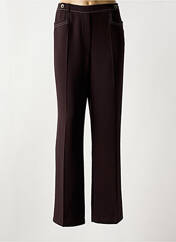 Pantalon droit marron CHRISTINE LAURE pour femme seconde vue