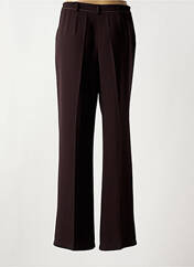 Pantalon droit marron CHRISTINE LAURE pour femme seconde vue