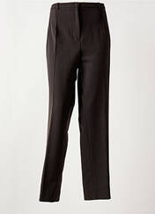 Pantalon droit marron FRANCE RIVOIRE pour femme seconde vue