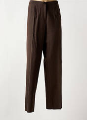 Pantalon droit marron GRIFFON pour femme seconde vue