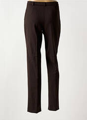 Pantalon slim marron CHRISTINE LAURE pour femme seconde vue