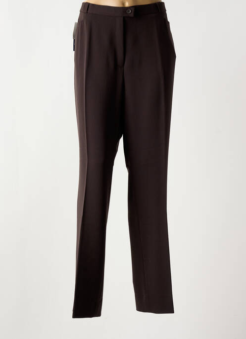 Pantalon droit stretch taille normale marron QUATTRO femme
