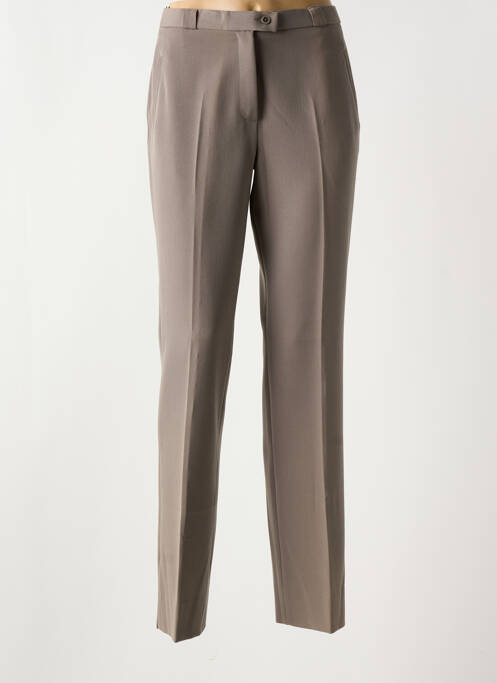 Pantalon slim stretch taille normale marron QUATTRO femme