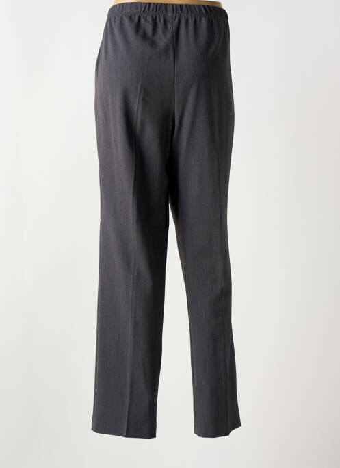 Pantalon droit stretch taille normale gris FRANCE RIVOIRE femme