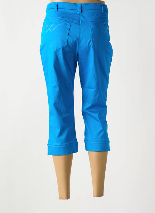 Pantacourt bleu CHRISTINE LAURE femme