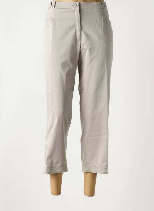 Pantacourt gris CHRISTINE LAURE pour femme