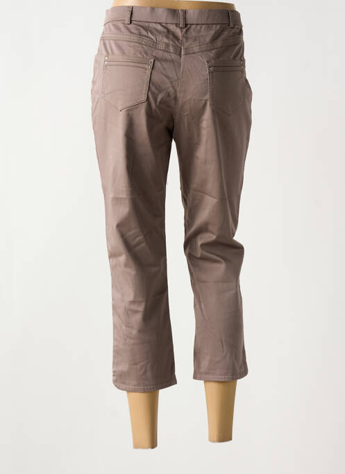 Pantacourt marron CHRISTINE LAURE pour femme