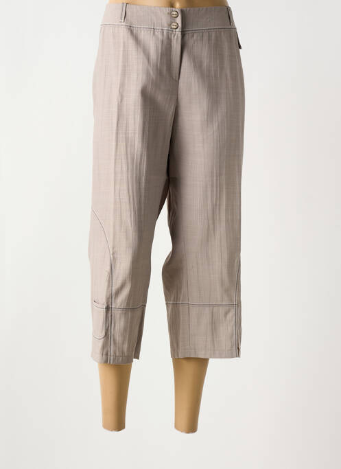 Pantacourt marron FRANCE RIVOIRE pour femme