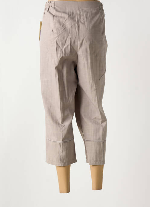 Pantacourt marron FRANCE RIVOIRE pour femme