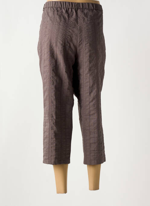 Pantacourt marron FRANCE RIVOIRE pour femme