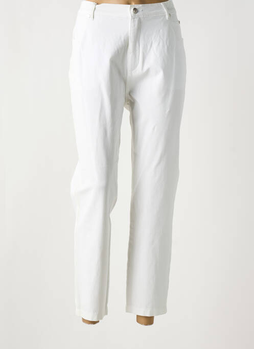 Pantalon 7/8 blanc MARBLE pour femme