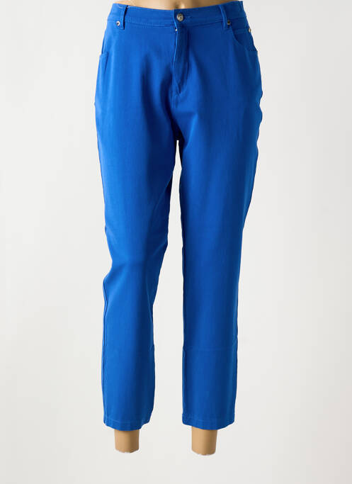 Pantalon 7/8 bleu MARBLE pour femme