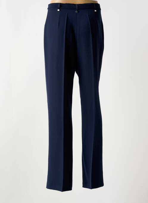 Pantalon droit bleu CHRISTINE LAURE pour femme