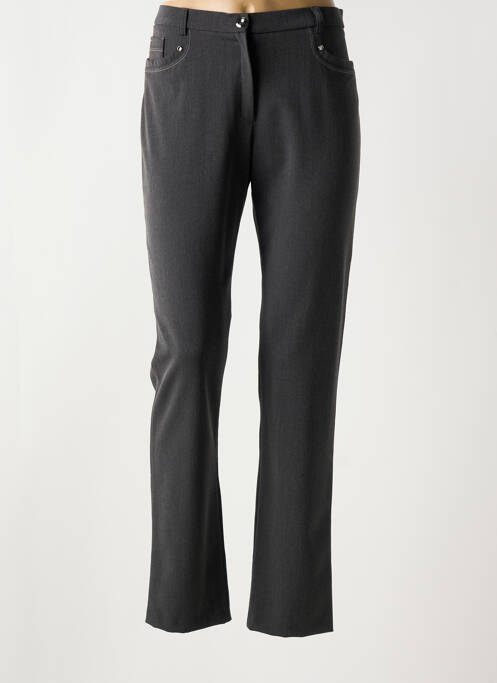 Pantalon droit gris CHRISTINE LAURE pour femme