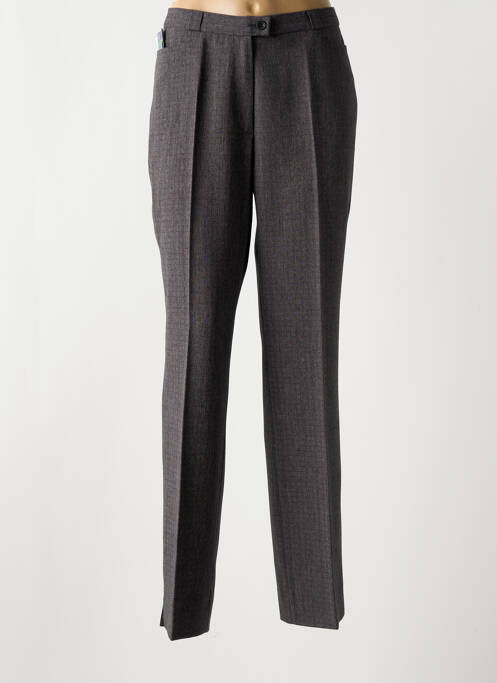 Pantalon droit gris QUATTRO pour femme