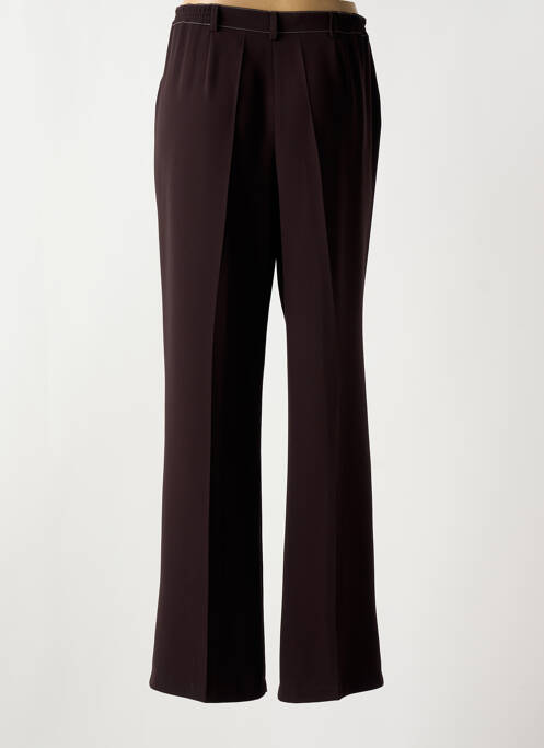 Pantalon droit marron CHRISTINE LAURE pour femme