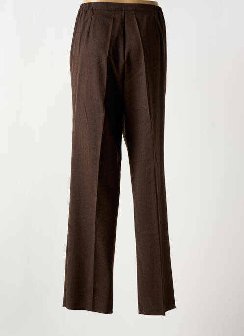 Pantalon droit marron GRIFFON pour femme