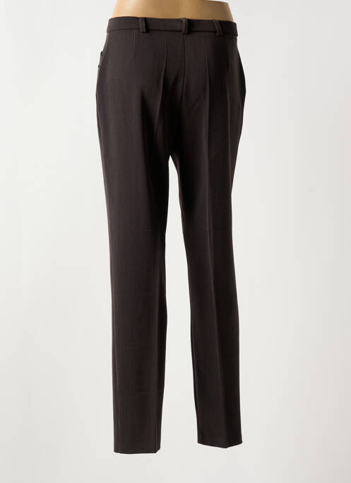Pantalon slim marron CHRISTINE LAURE pour femme