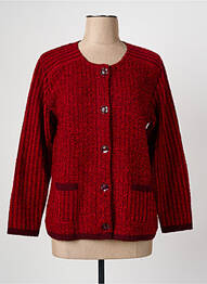 Gilet manches longues stretch orange GRIFFON femme