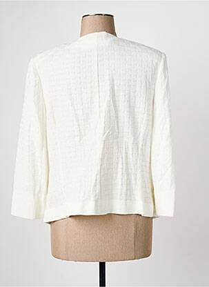 Veste chic fermeture boutonnée sur le devant beige CHRISTINE LAURE femme