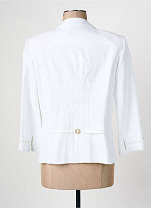Blazer coupe cintrée blanc CHRISTINE LAURE femme