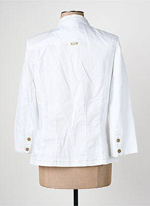 Blazer coupe cintrée blanc CHRISTINE LAURE femme