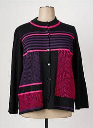 Gilet manches longues stretch noir CHRISTINE LAURE femme