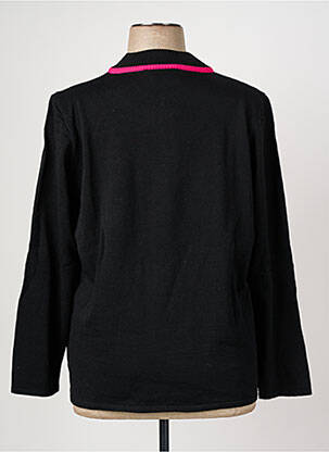 Gilet manches longues stretch noir CHRISTINE LAURE femme