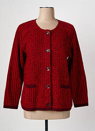 Gilet manches longues orange GRIFFON pour femme