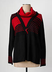 Pull col roulé noir CHRISTINE LAURE pour femme seconde vue