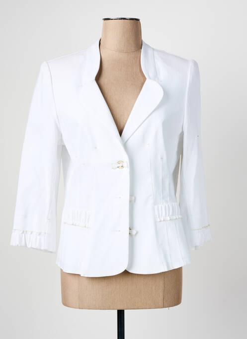 Blazer blanc CHRISTINE LAURE pour femme