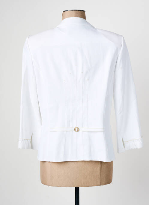 Blazer blanc CHRISTINE LAURE pour femme